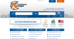 Desktop Screenshot of ebusinesspages.com