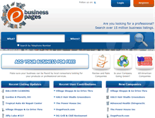 Tablet Screenshot of ebusinesspages.com